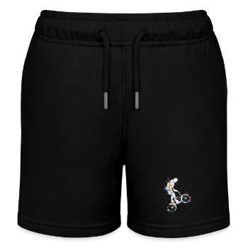 BMX Fahrrad / BMX Bike / BMX Freestyle - Short de jogging enfant bio Stanley/Stella - noir - Devant