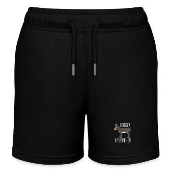 Donkey - Donkey Whisperer - Kids Organic Sweat Shorts by Stanley/Stella - black - Front