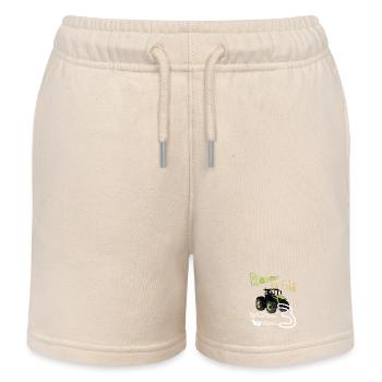 Kinder Traktor - 3. Geburtstag 3 Jahre Geschenk - Kinder Organic Joggingshorts Mini Bolter von Stanley/Stella - Natur - Vorne