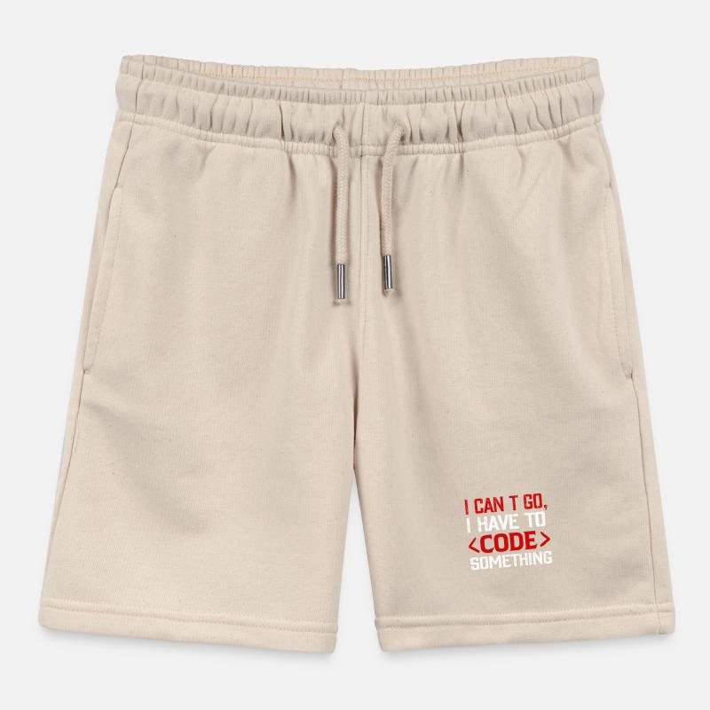 Programmeur, Nerd , Code informatique Short de jogging enfant bio Stanley/Stella