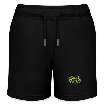 Garten Gartenarbeit Gärtnern - Kinder Organic Joggingshorts Mini Bolter von Stanley/Stella - Schwarz - Vorne