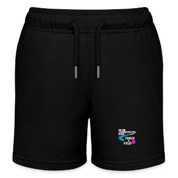 Field Hockey Seasons Field + Indoor - Kids Organic Sweat Shorts by Stanley/Stella - black - Front