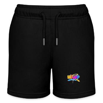 Hip Hop - Short de jogging enfant bio Stanley/Stella - noir - Devant