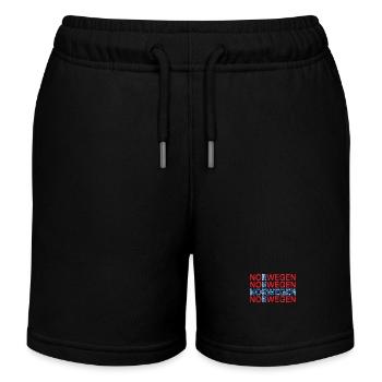 Norwegen - Kinder Organic Joggingshorts Mini Bolter von Stanley/Stella - Schwarz - Vorne