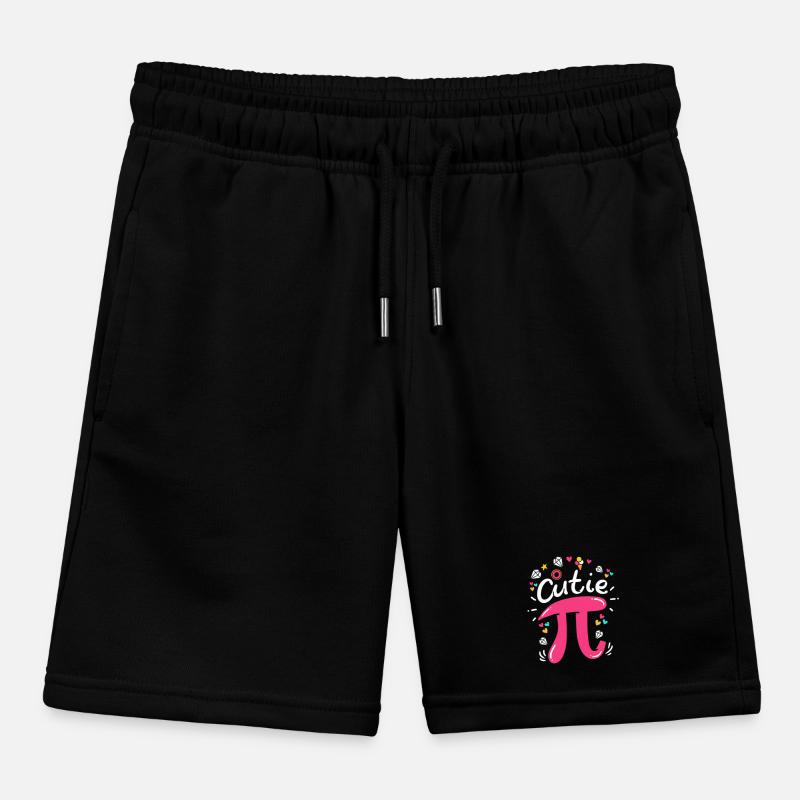 Pi day Pi math Kids Organic Sweat Shorts by Stanley/Stella