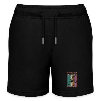 Signe du zodiaque Scorpion - Short de jogging enfant bio Stanley/Stella - noir - Devant