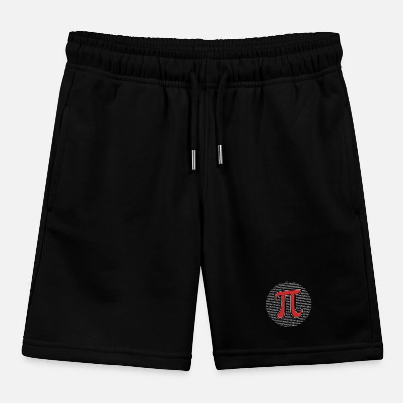 Pi Day Pi Math Kids Organic Sweat Shorts by Stanley/Stella