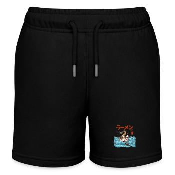 ramen - Kids Organic Sweat Shorts by Stanley/Stella - black - Front
