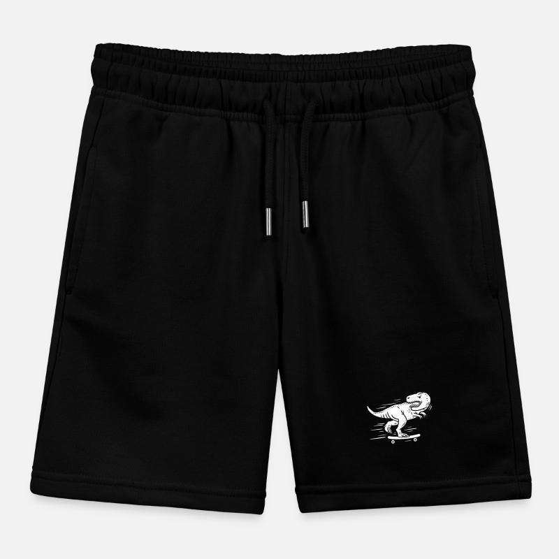 Longboarding Longboarder Skater Kids Organic Sweat Shorts by Stanley/Stella