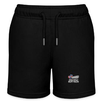 Das Holz ruft mich Kettensäge - Kinder Organic Joggingshorts Mini Bolter von Stanley/Stella - Schwarz - Vorne