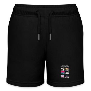 Nähen - Kinder Organic Joggingshorts Mini Bolter von Stanley/Stella - Schwarz - Vorne