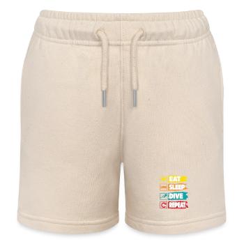 Plongée sous-marine - Short de jogging enfant bio Stanley/Stella - écru doux - Devant