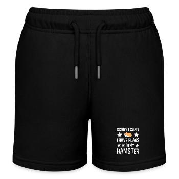 Hamster - Short de jogging enfant bio Stanley/Stella - noir - Devant
