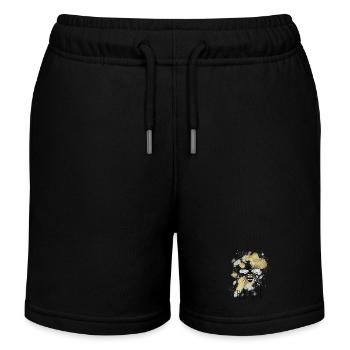 Abeille Abeille Enfant - Short de jogging enfant bio Stanley/Stella - noir - Devant