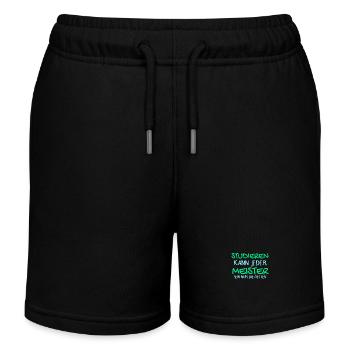 Studieren Kann Jeder - Meister Meisterprüfung - Kinder Organic Joggingshorts Mini Bolter von Stanley/Stella - Schwarz - Vorne