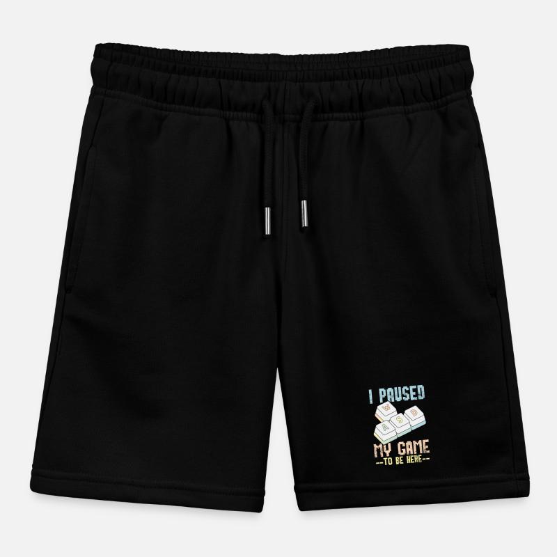 PC Games Player Computer Keyboard Kids Organic Sweat Shorts by Stanley/Stella
