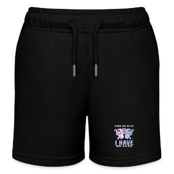Pink oder Blau - Kinder Organic Joggingshorts Mini Bolter von Stanley/Stella - Schwarz - Vorne