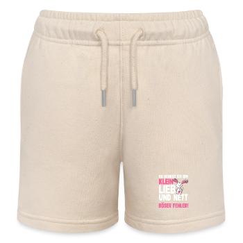 Böses Hasi Klein Lieb Und Nett Halloween Kostüm - Kinder Organic Joggingshorts Mini Bolter von Stanley/Stella - Natur - Vorne