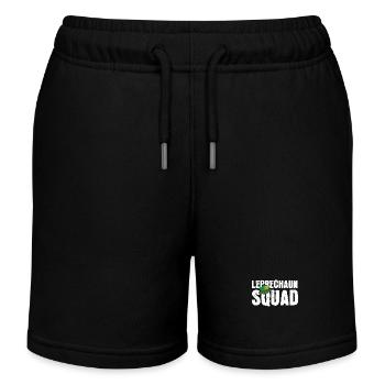 St. Patrick's Day Kobold Irisch - Kinder Organic Joggingshorts Mini Bolter von Stanley/Stella - Schwarz - Vorne