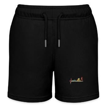 Triathlon Triathlet Vintage - Kinder Organic Joggingshorts Mini Bolter von Stanley/Stella - Schwarz - Vorne