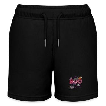 Halloween Boo Halloween-Kostüm - Kinder Organic Joggingshorts Mini Bolter von Stanley/Stella - Schwarz - Vorne