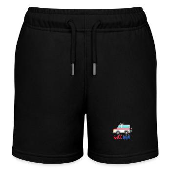 Krankenwagen Rettungsfahrzeug - Kinder Organic Joggingshorts Mini Bolter von Stanley/Stella - Schwarz - Vorne