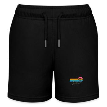 Thaïlande - Short de jogging enfant bio Stanley/Stella - noir - Devant