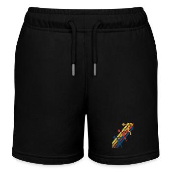 Gewichtheben Gewichtheber - Kinder Organic Joggingshorts Mini Bolter von Stanley/Stella - Schwarz - Vorne