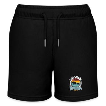 Ich Werde Großer Bruder - Kinder Organic Joggingshorts Mini Bolter von Stanley/Stella - Schwarz - Vorne