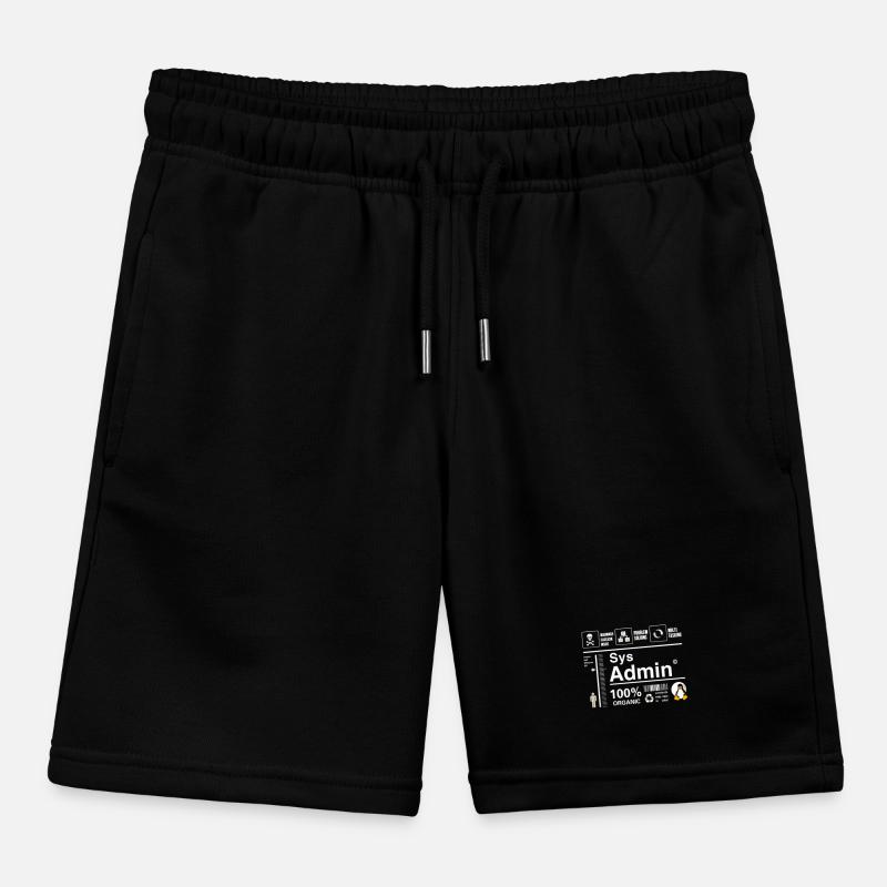 Sys Admin Pinguin Computer Nerd pc Platine cpu inh Kinder Organic Joggingshorts Mini Bolter von Stanley/Stella