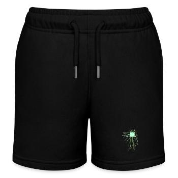 platine Core cpu Computer Nerd pc humor geek code - Kinder Organic Joggingshorts Mini Bolter von Stanley/Stella - Schwarz - Vorne