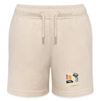 1983 Geburtsjahr Baujahr Geburtstag vintage - Kinder Organic Joggingshorts Mini Bolter von Stanley/Stella - Natur - Vorne