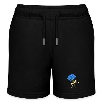 bouquets délicats oubliez-moi-pas - Short de jogging enfant bio Stanley/Stella - noir - Devant
