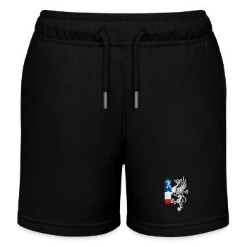 stehender Greif blau weiss rot Rostock - Kinder Organic Joggingshorts Mini Bolter von Stanley/Stella - Schwarz - Vorne