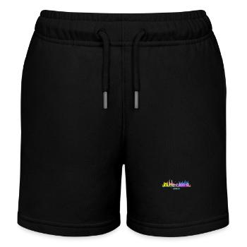 Lübeck Skyline Bunt Lübecker Norddeutschland - Kinder Organic Joggingshorts Mini Bolter von Stanley/Stella - Schwarz - Vorne