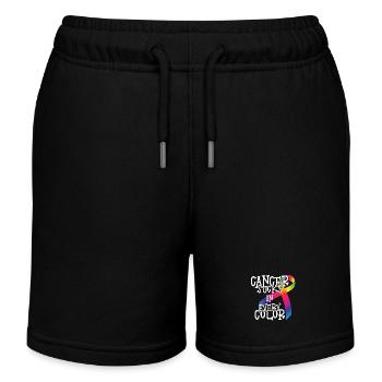 Cancer Awareness Cancer Sucks In Every Color - Kids Organic Sweat Shorts by Stanley/Stella - black - Front