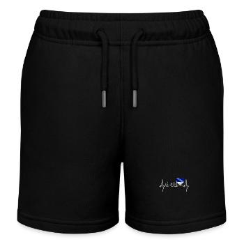 Gelsenkirchen Skyline Heartbeat Fan Amour du cœur - Short de jogging enfant bio Stanley/Stella - noir - Devant