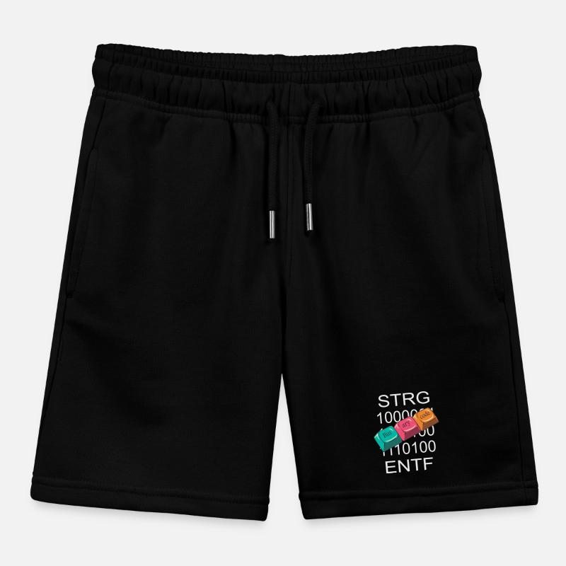 Computer Nerd Kinder Organic Joggingshorts Mini Bolter von Stanley/Stella