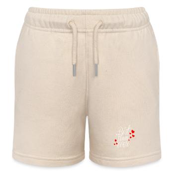 BEST TEAM EVER - Kinder Organic Joggingshorts Mini Bolter von Stanley/Stella - Natur - Vorne