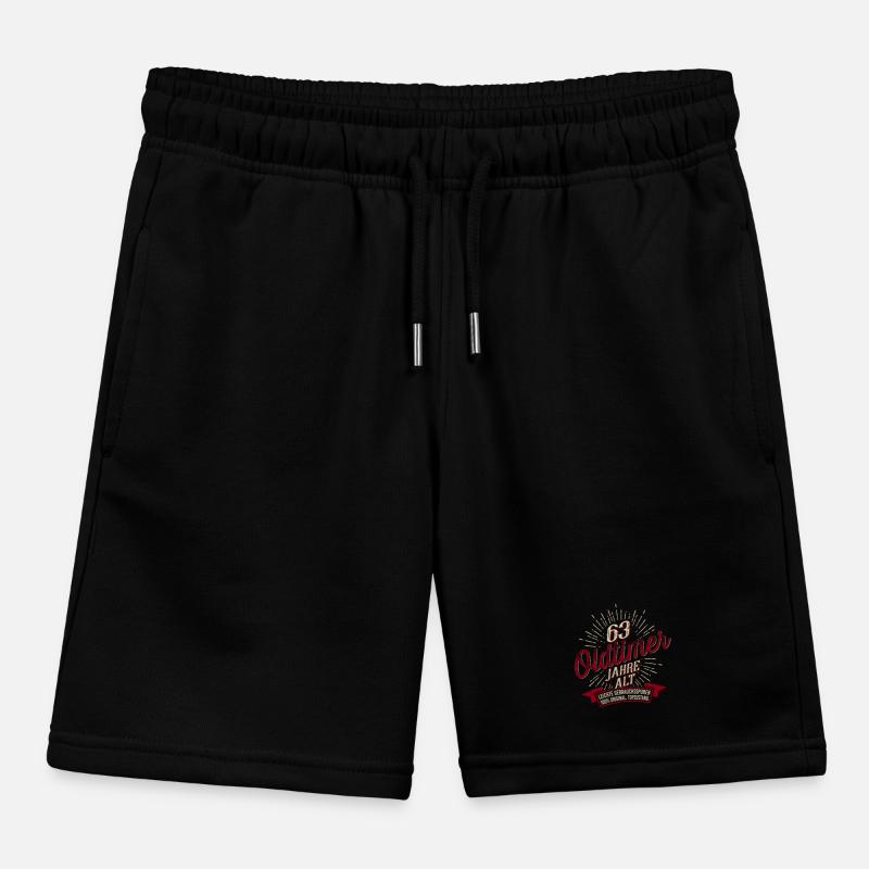 63. Geburtstag Oldtimer Kinder Organic Joggingshorts Mini Bolter von Stanley/Stella