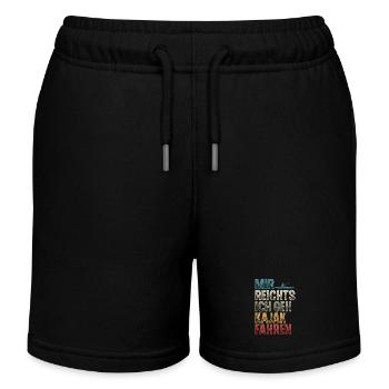 Kajak Kajakfahren paddeln Kajaker Kajakerin - Kinder Organic Joggingshorts Mini Bolter von Stanley/Stella - Schwarz - Vorne