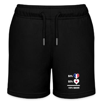 Das Genie / Geschenk aus Frankreich und Japan - Kinder Organic Joggingshorts Mini Bolter von Stanley/Stella - Schwarz - Vorne