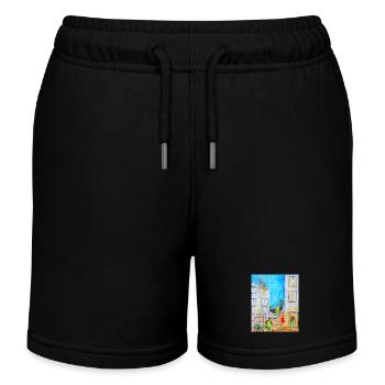 Legends - Kids Organic Sweat Shorts by Stanley/Stella - black - Front