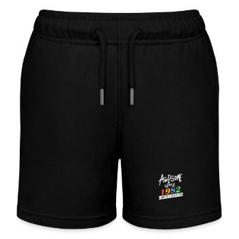 1982 - Jahrgang 1982 - Kinder Organic Joggingshorts Mini Bolter von Stanley/Stella - Schwarz - Vorne