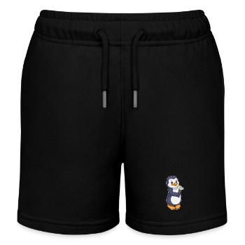 Pingouin Daisy - Short de jogging enfant bio Stanley/Stella - noir - Devant