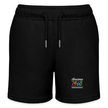 1960 - Jahrgang 1960 - Fantastisch seit 1960 - Kinder Organic Joggingshorts Mini Bolter von Stanley/Stella - Schwarz - Vorne