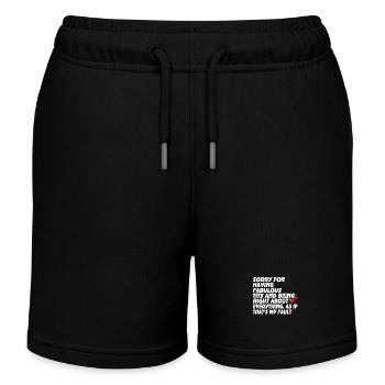 Désolé je suis fabuleux - Short de jogging enfant bio Stanley/Stella - noir - Devant