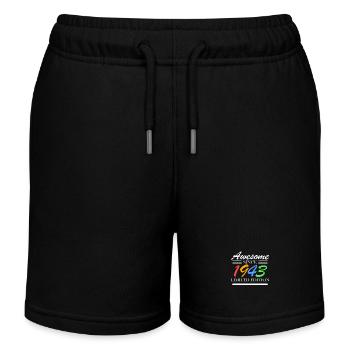 1943 - Jahrgang 1943 - Fantastisch seit 1943 - Kinder Organic Joggingshorts Mini Bolter von Stanley/Stella - Schwarz - Vorne