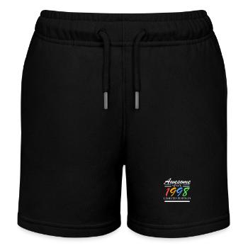 1998 - Jahrgang 1998 - Fantastisch seit 1998 - Kinder Organic Joggingshorts Mini Bolter von Stanley/Stella - Schwarz - Vorne