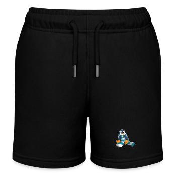 Écharpe d’hiver Pingouin - Short de jogging enfant bio Stanley/Stella - noir - Devant